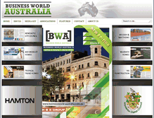 Tablet Screenshot of businessworld-australia.com.au